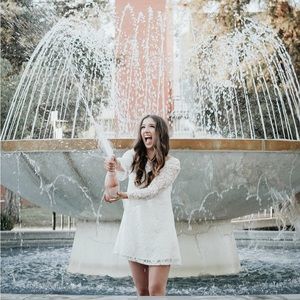 Bethany Mota X Aeropostale White dress